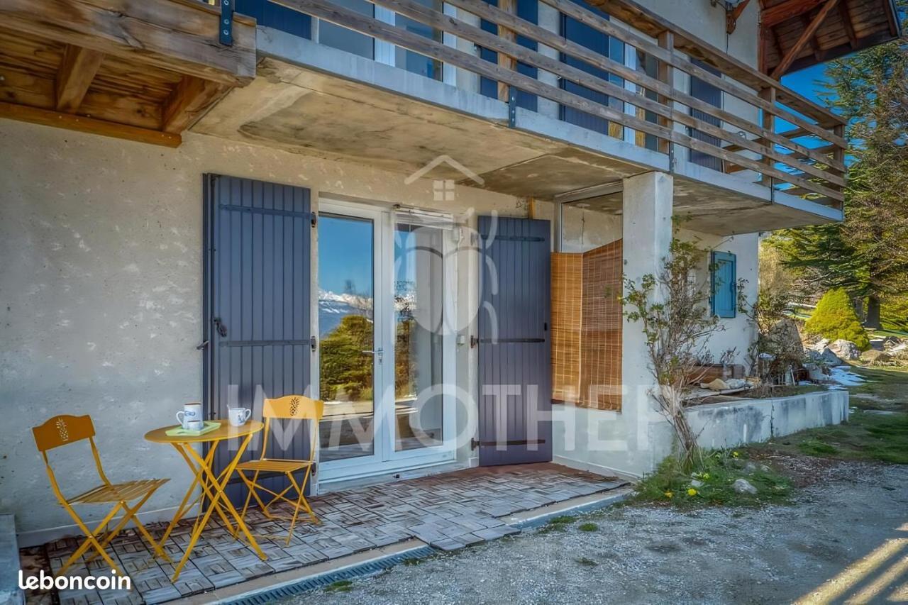 Appartement De Plain-Pied En Montagne Avec Vue Merveilleuse Sur Le Massif De Belledonne Saint Bernard du Touvet Εξωτερικό φωτογραφία
