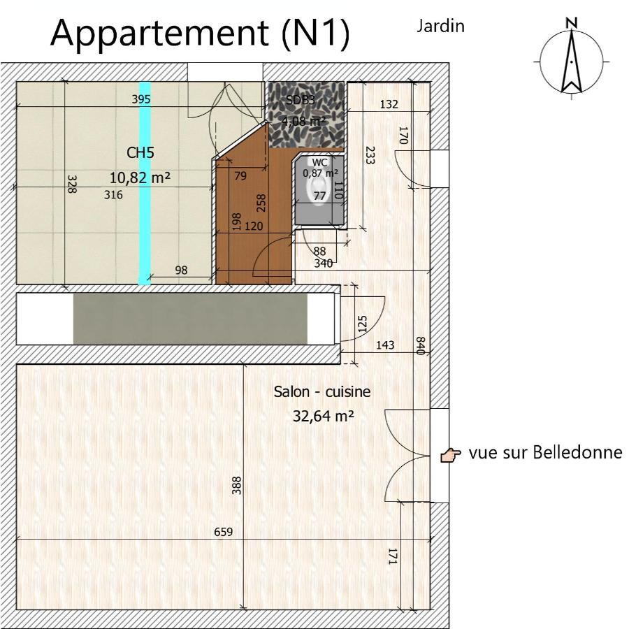 Appartement De Plain-Pied En Montagne Avec Vue Merveilleuse Sur Le Massif De Belledonne Saint Bernard du Touvet Εξωτερικό φωτογραφία
